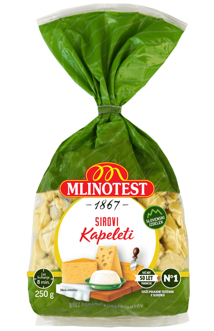 Mlinotest Sirovi Kapeleti 500 g - Akcija v trgovini Spar