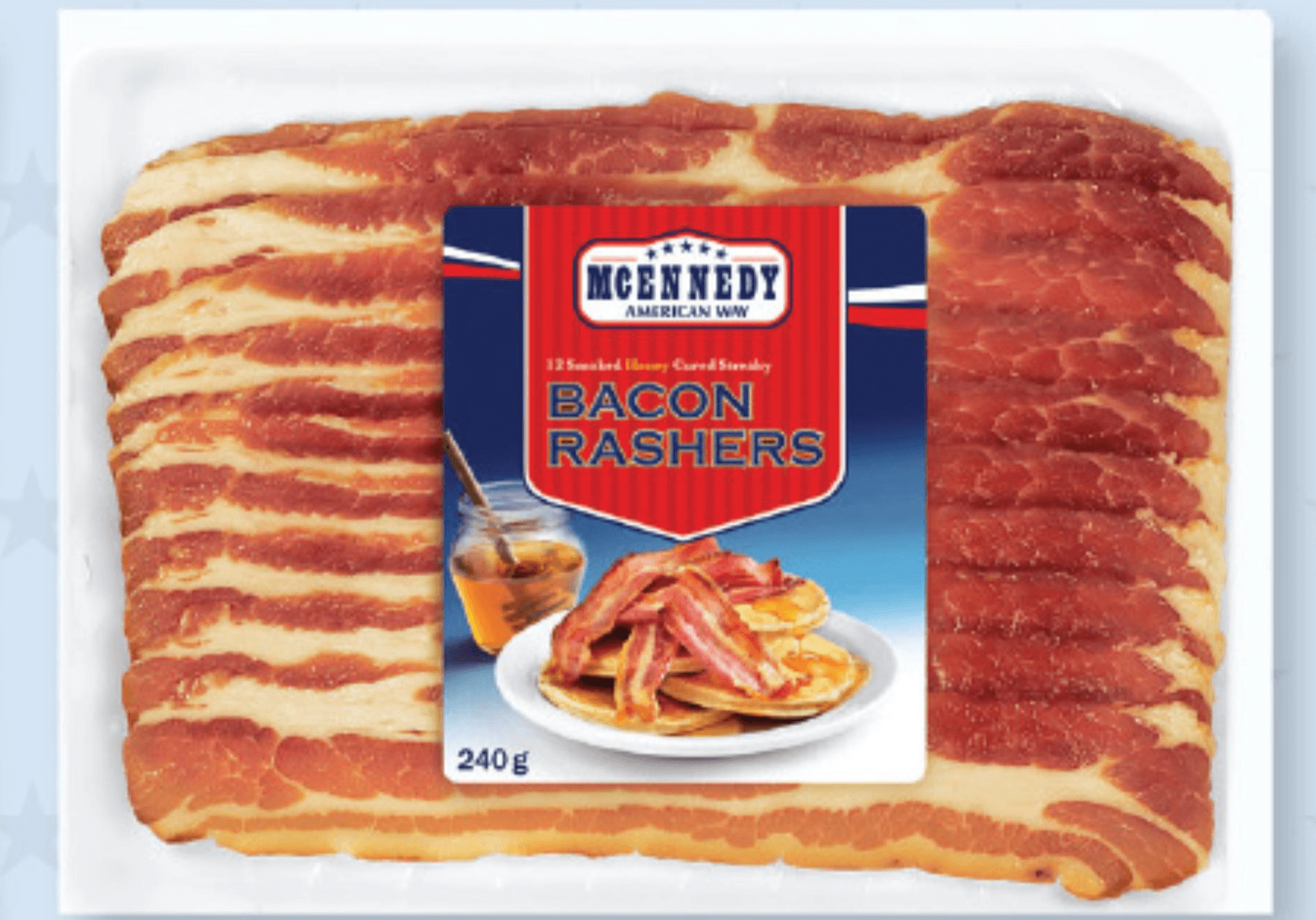 MCENNEDY Dimljena slanina z medom 240 g