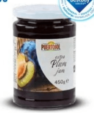 Puertosol Ekstra džem, sliva 450 g Puertosol