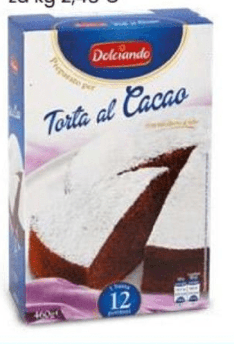 Mešanica za kakavovo pecivo Dolciando 460 g