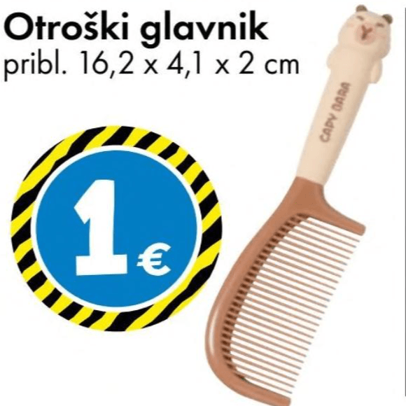 Otroški glavnik CAPY DARA