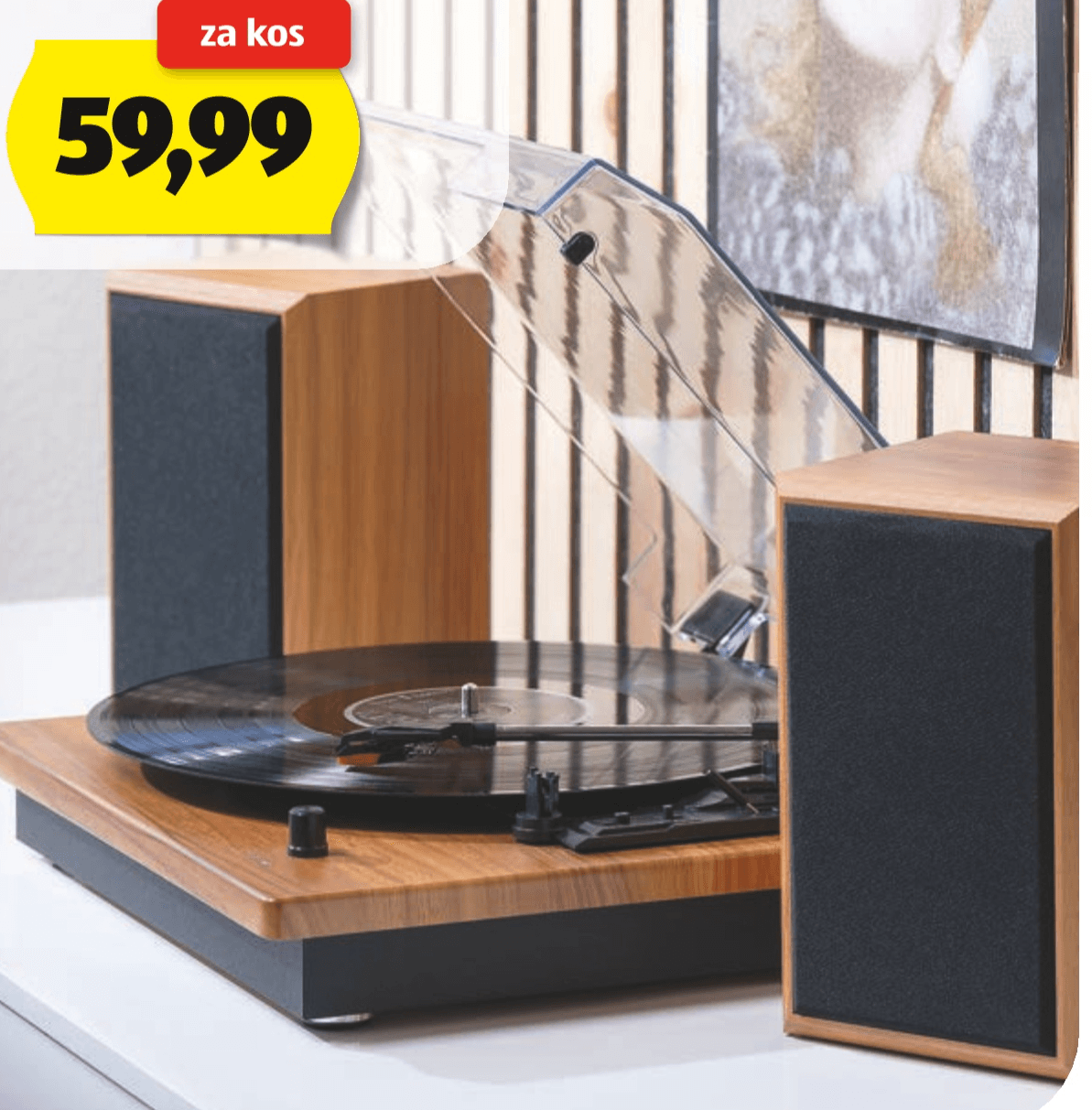 Gramofon z zvočniki