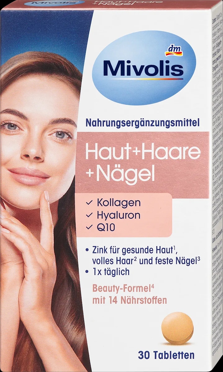 Mivolis prehransko dopolnilo za kožo, lase in nohte 30 kosov