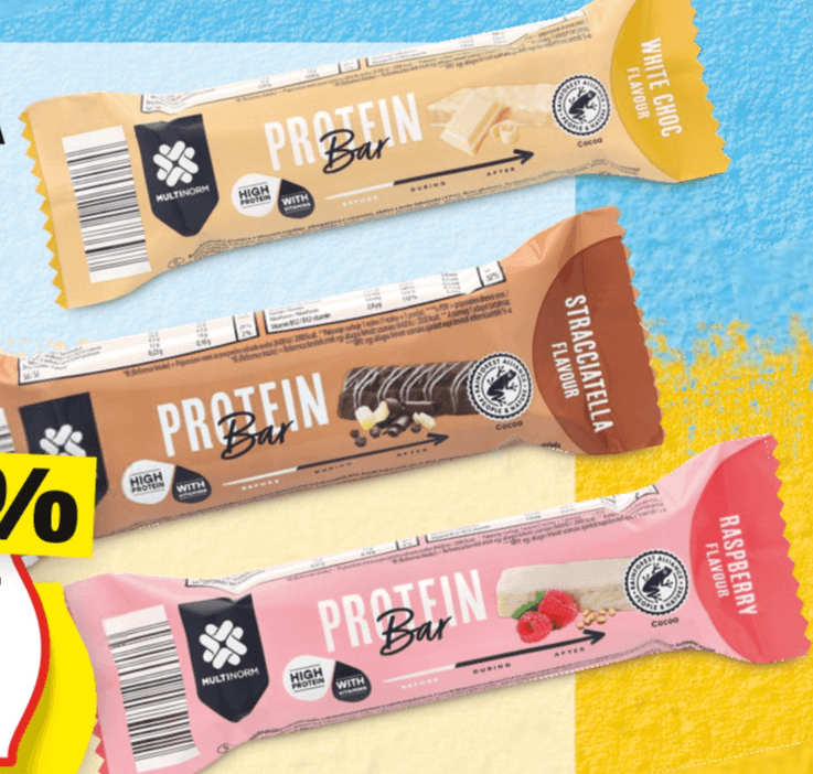 Multinorm beljakovinska ploščica 45 g