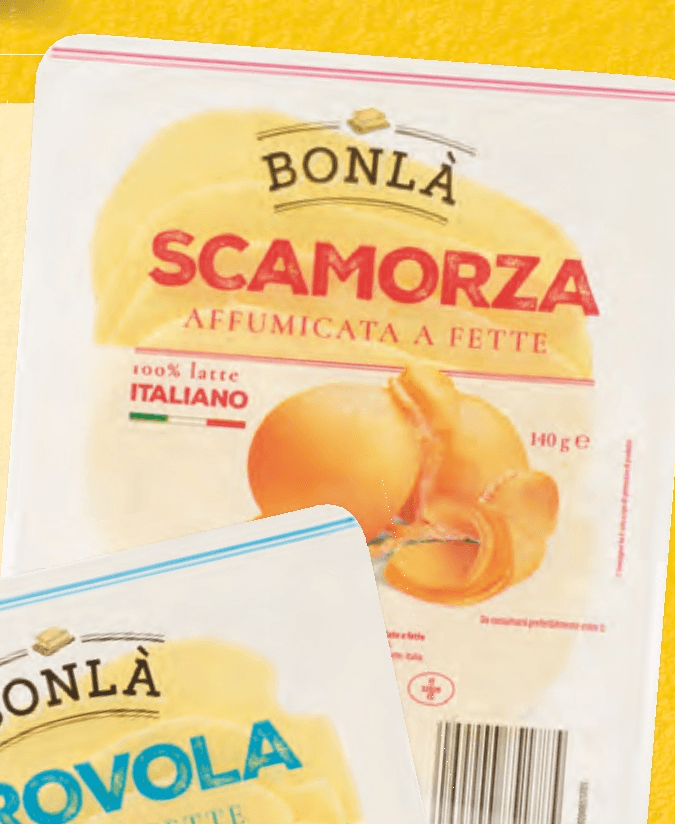 Bonlà Scamorza Affumicata a Fette 140 g - Akcija v trgovini Hofer