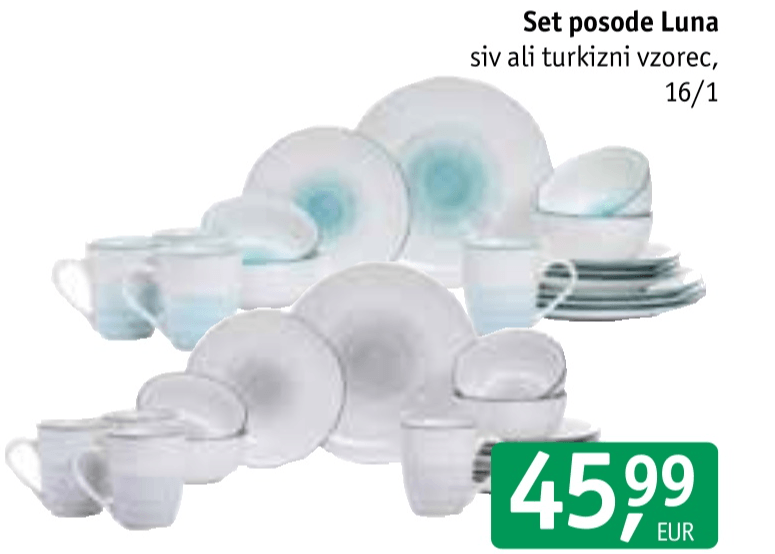 Set posode Luna 16/1