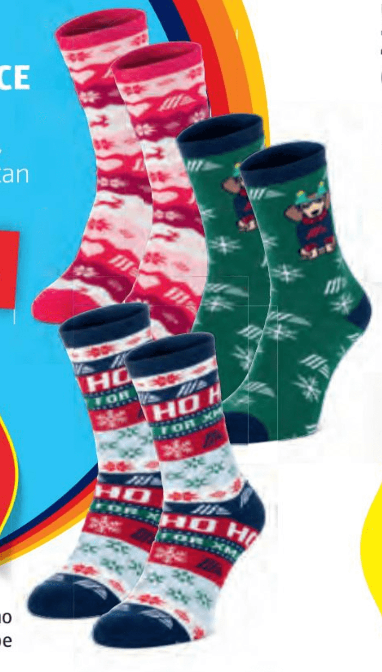 ALDIMANIA Ženske/Moške božične nogavice