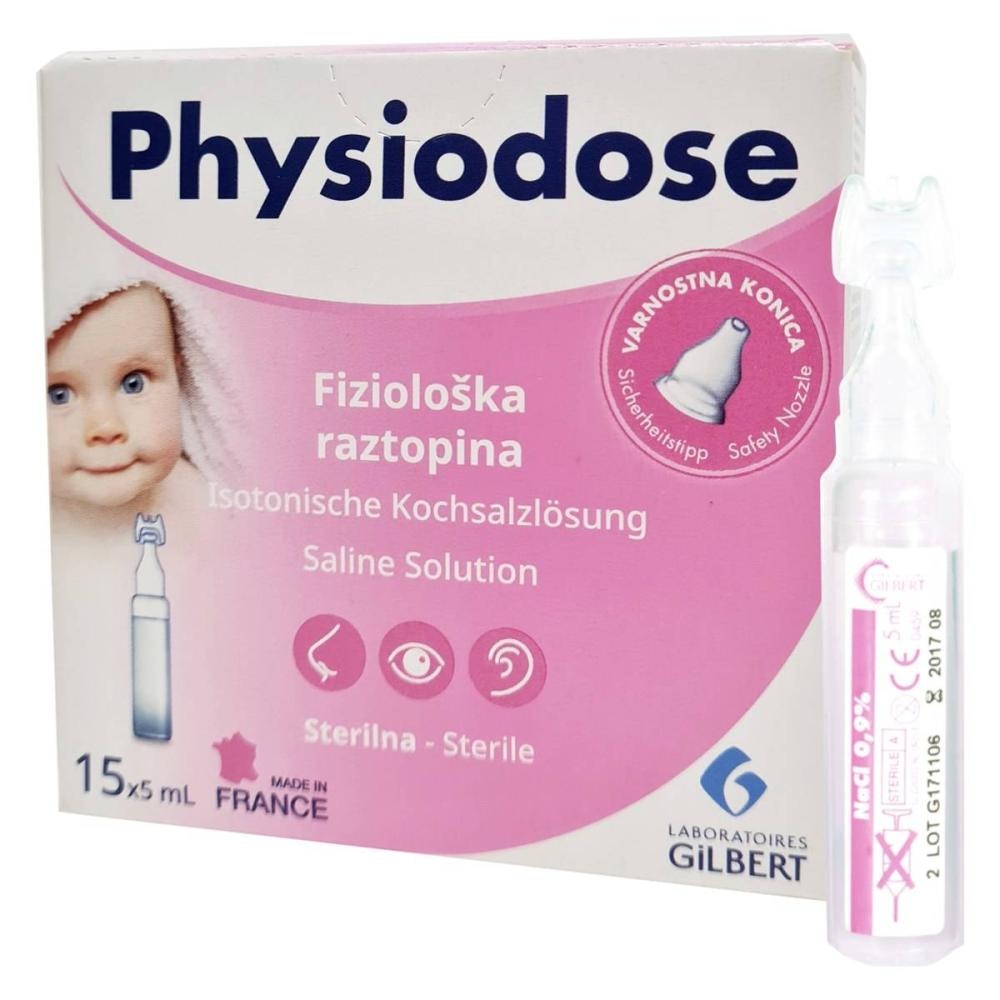 Dr. Gorkič Physiodose fiziološka raztopina 15 x 5 ml