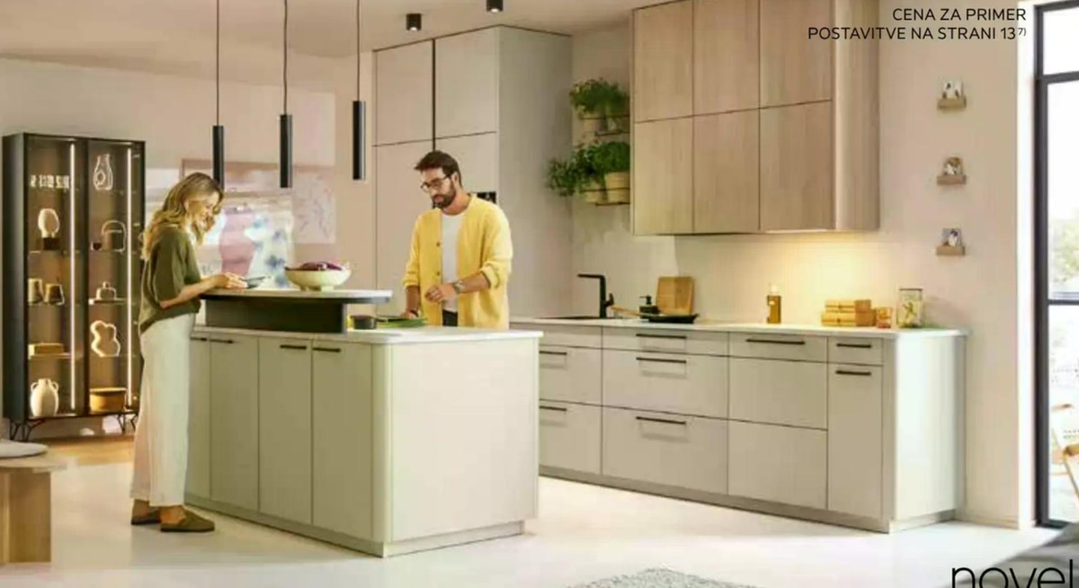 Novel Kuhinja po meri - Akcija v trgovini Lesnina