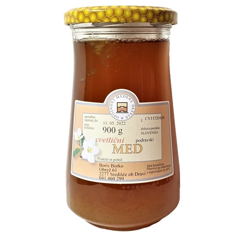 Cvetlični med iz Slovenije 900 g