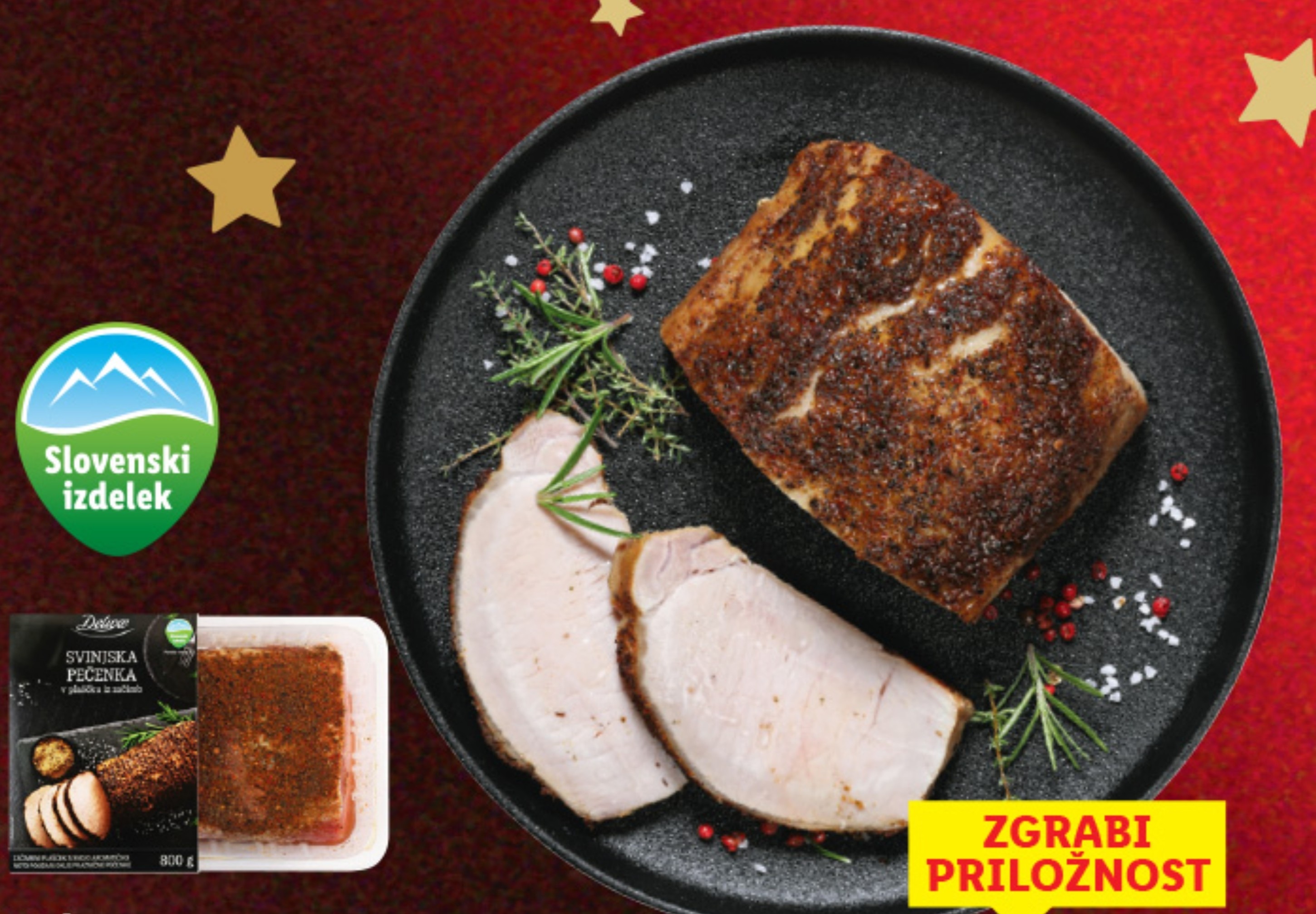 Deluxe Sveža svinjska pečenka 800 g