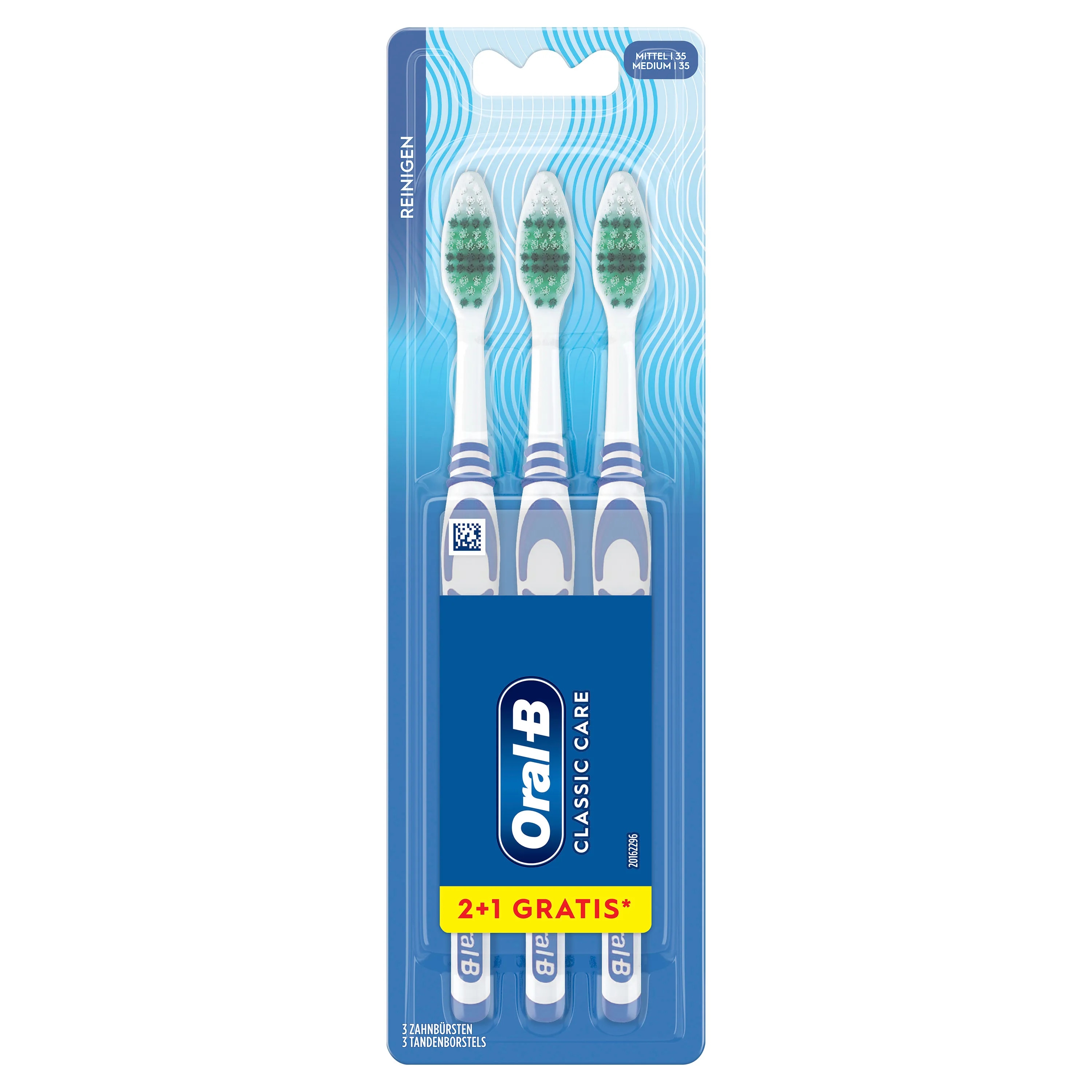 Oral-B zobna ščetka Classic Care 35 2+1 GRATIS
