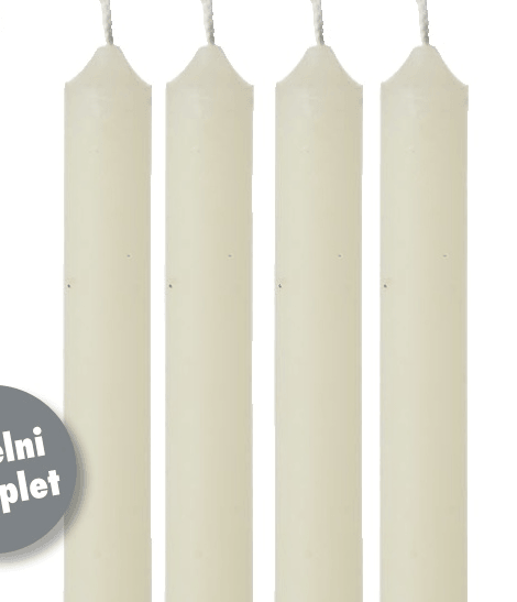 Ozke sveče 4-delni komplet