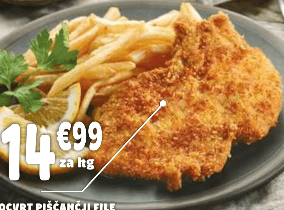 Ocvrt piščančji file