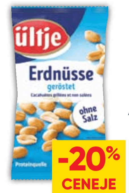 Ültje Arašidi 200 g - Akcija v trgovini Tuš