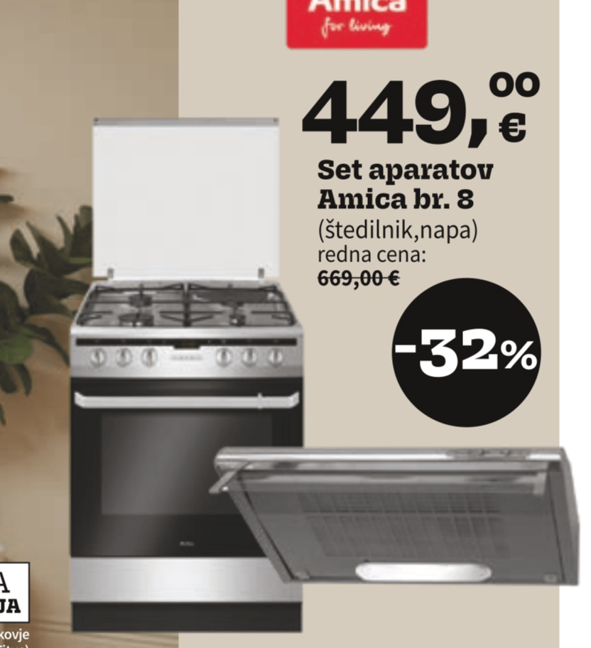 Set aparatov Amica br. 8