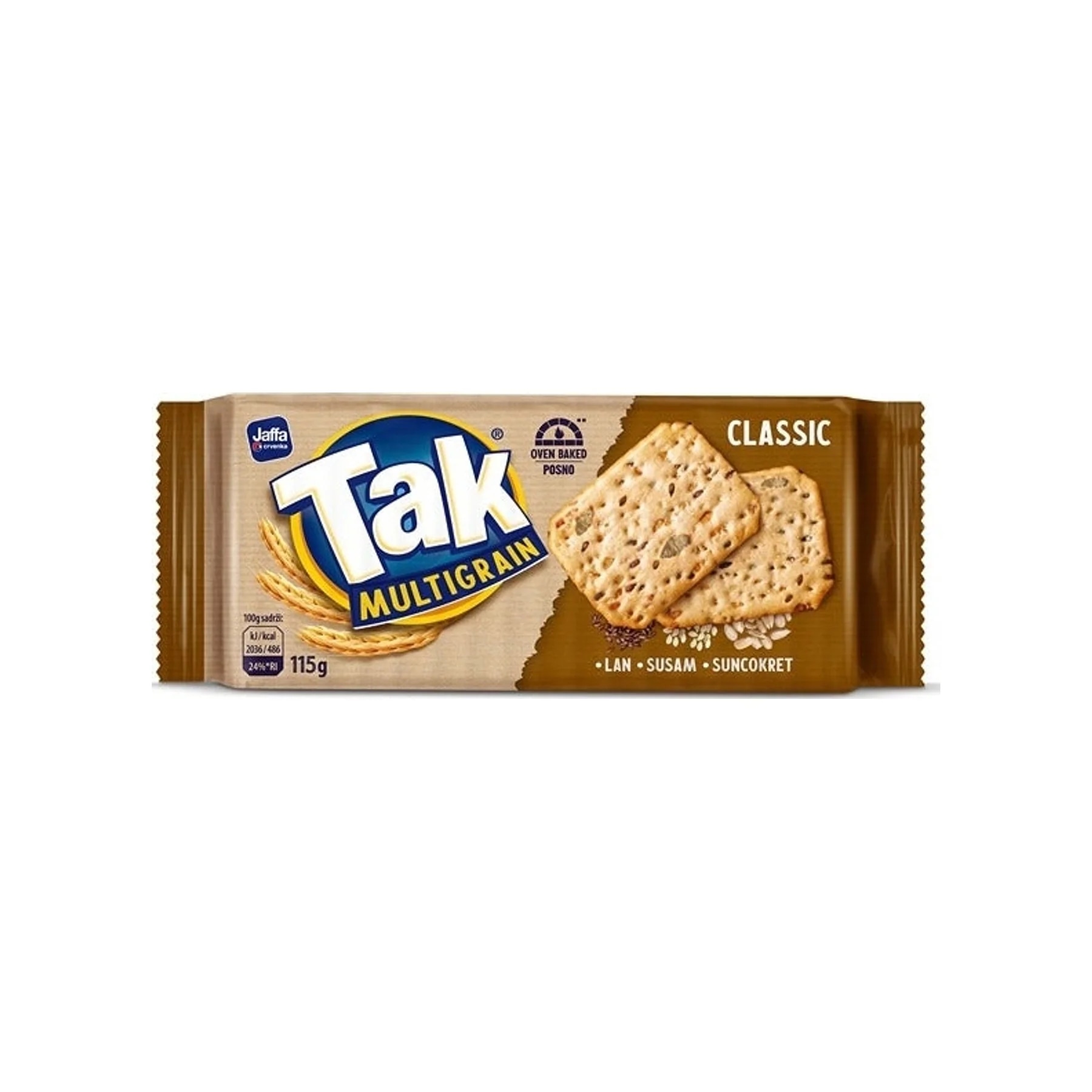 Kreker Tak Multigrain 115 g - Akcija v trgovini Mercator