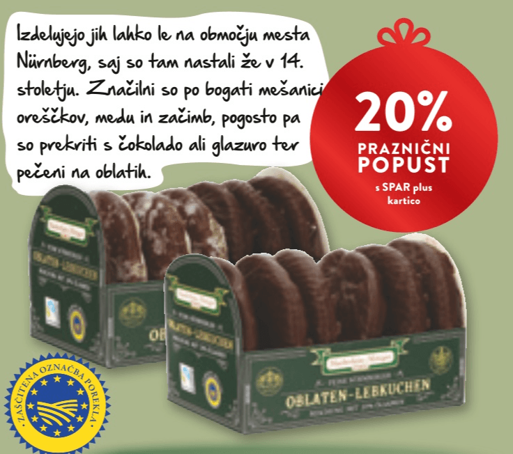 NÜRNBERŠKI MEDENJAKI 200 g