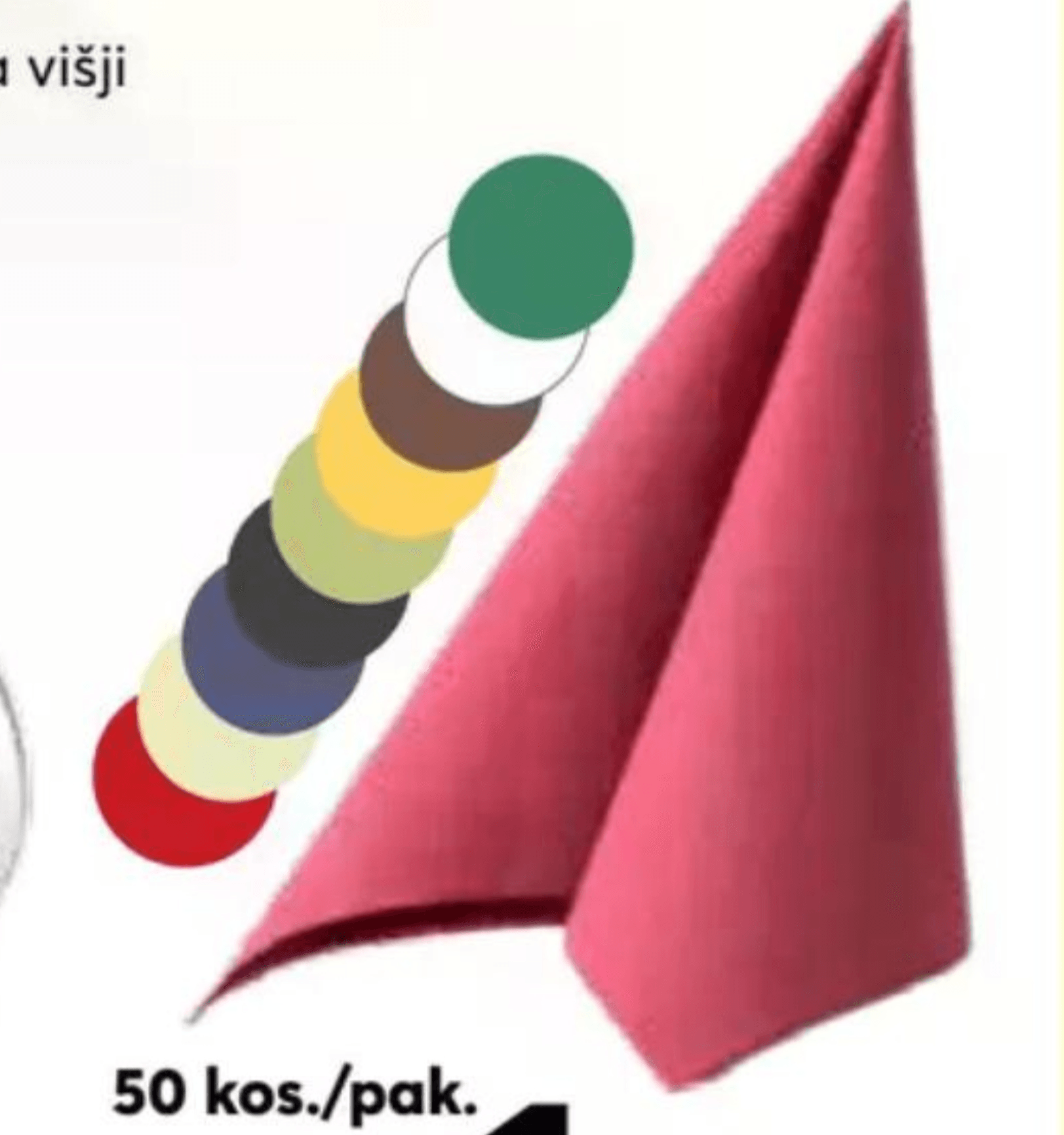 Serviete 50 kos./pak.
