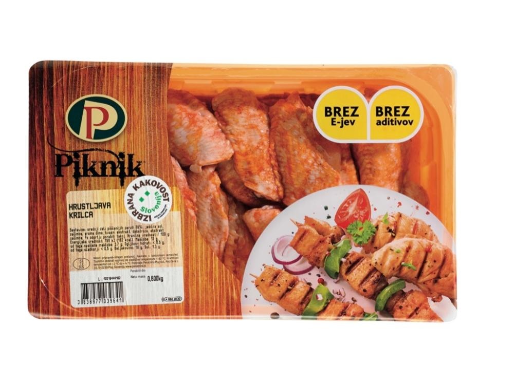 Piščančja hrustljava krilca 800 g