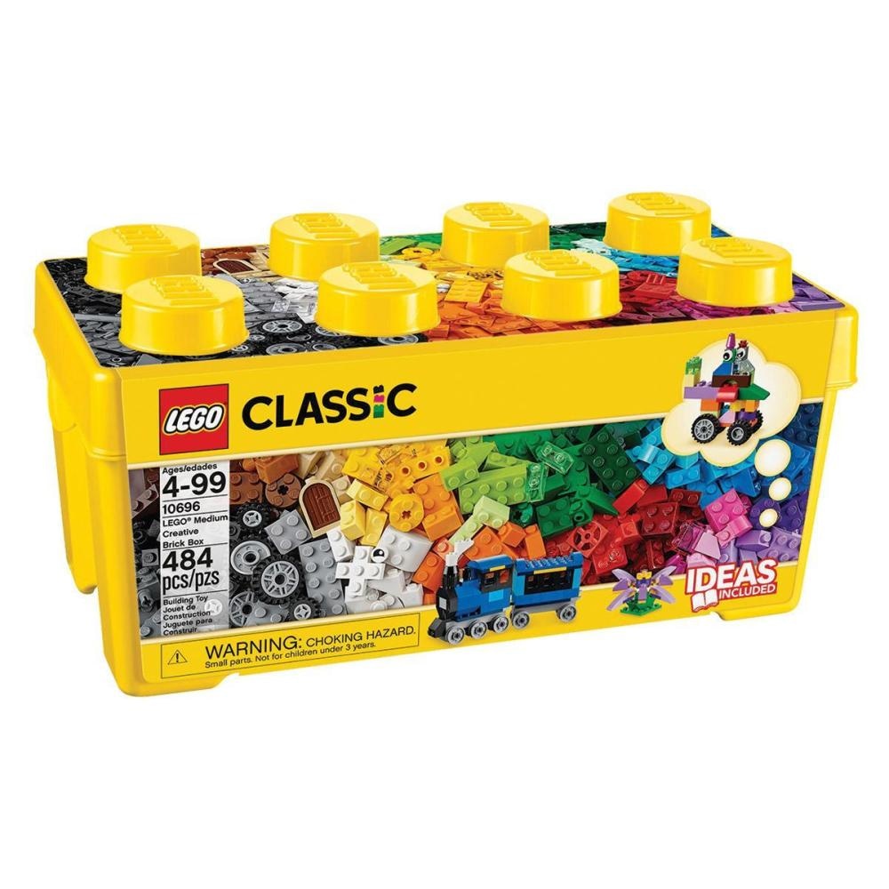 LEGO CLASSIC Srednje velika ustvarjalna škatla s kockami 484 kock