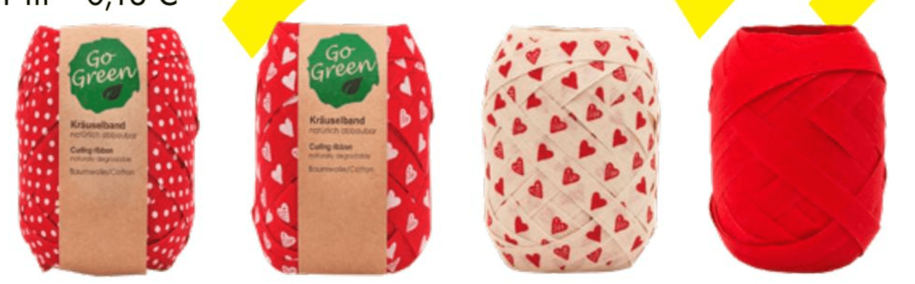 Okrasni trakovi GO GREEN 12 m - Akcija v trgovini Tedi