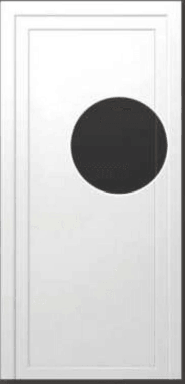 PVC stranska vhodna vrata 'Mura KF01'