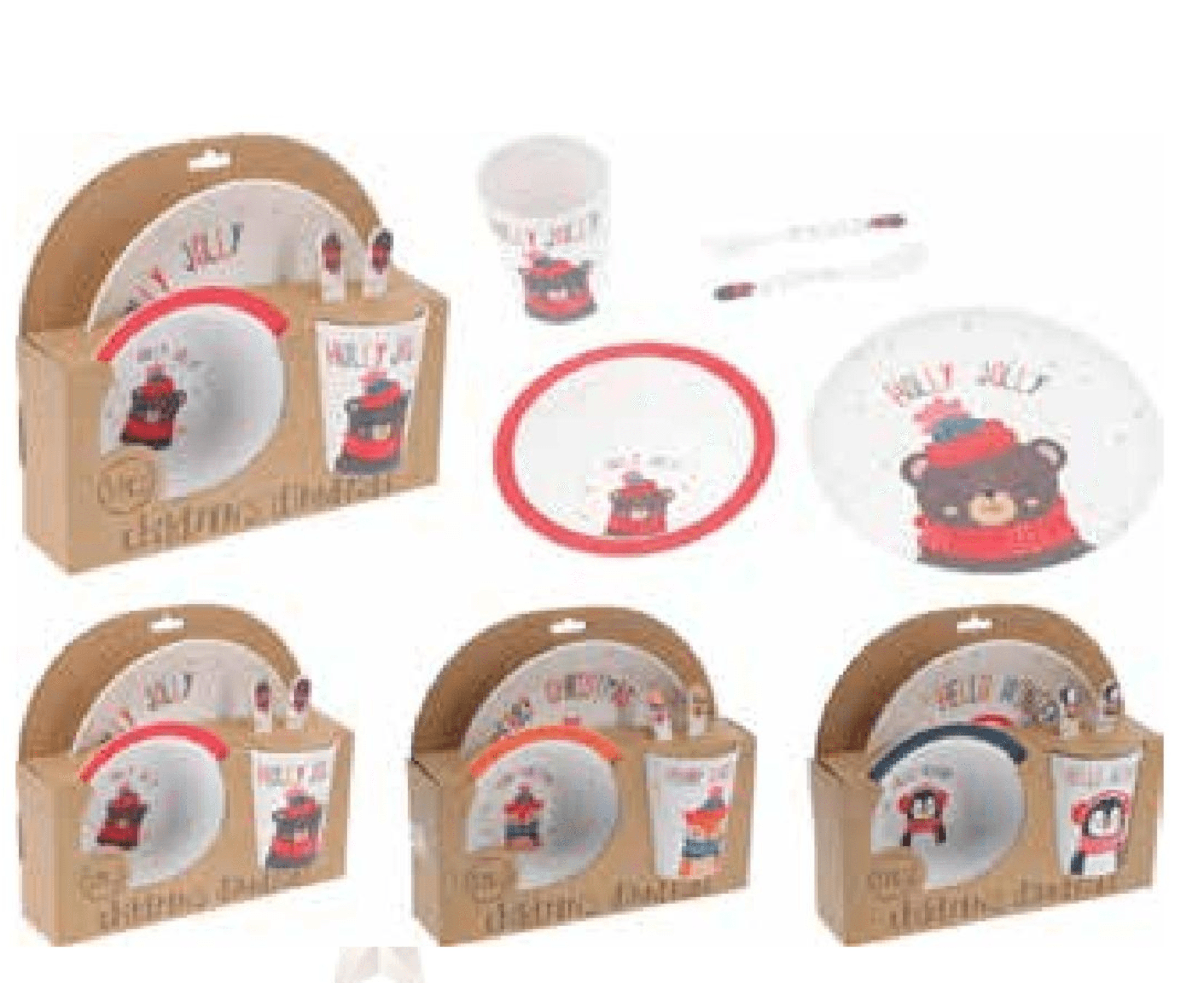 Otroški božični jedilni set 5/1