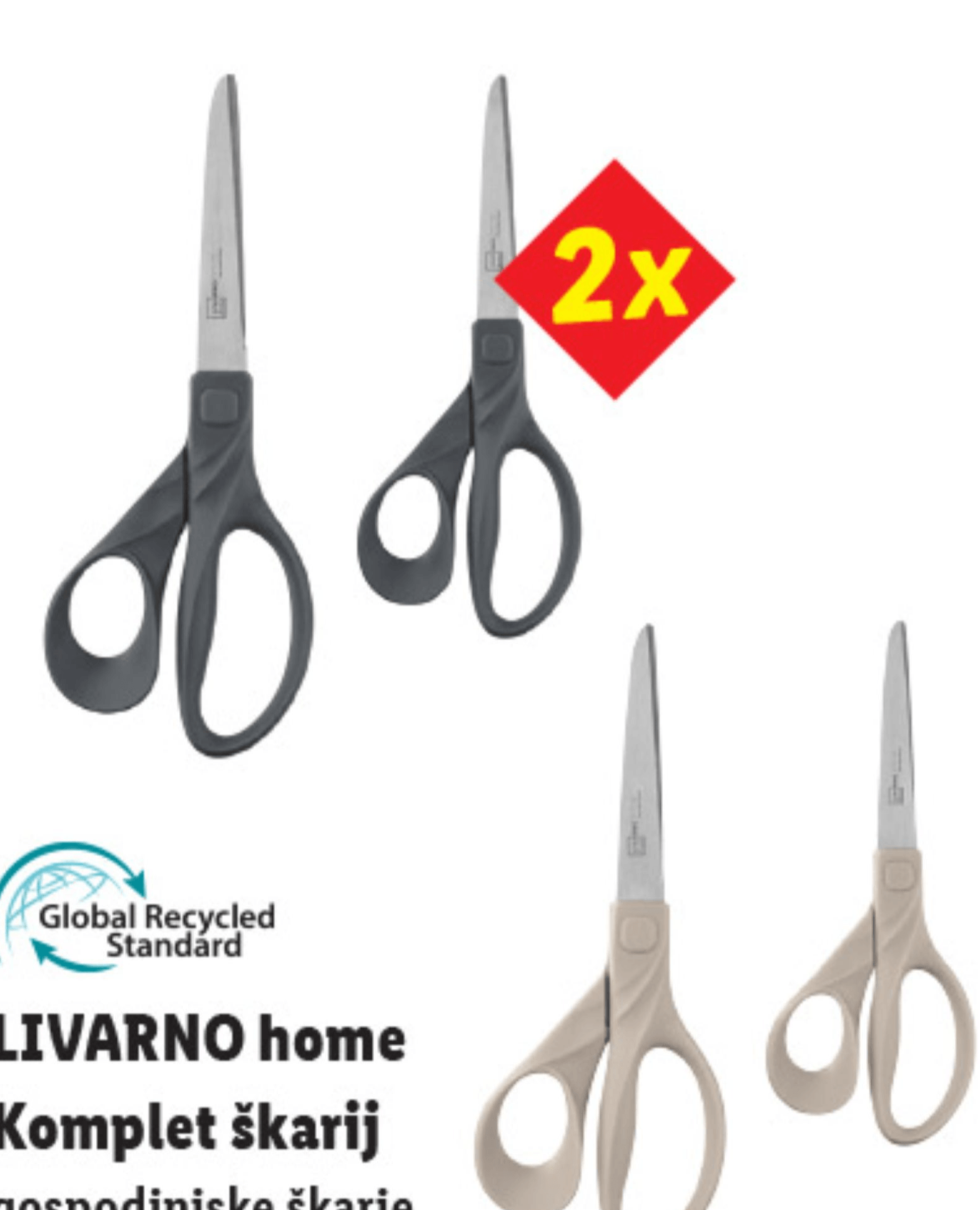 LIVARNO home Komplet škarij