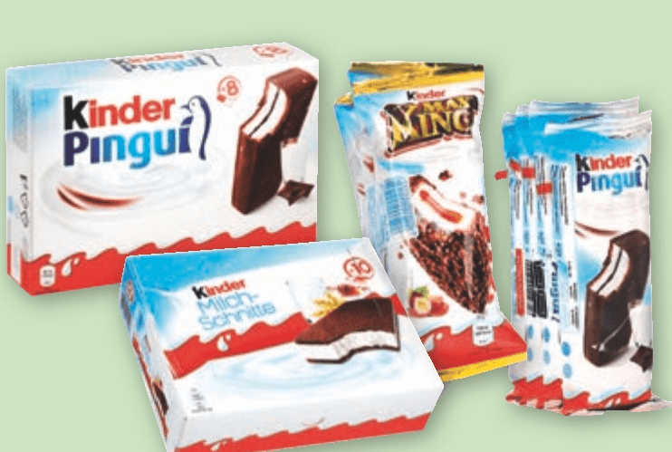 VSE HLAJENE MLEČNE REZINE FERRERO