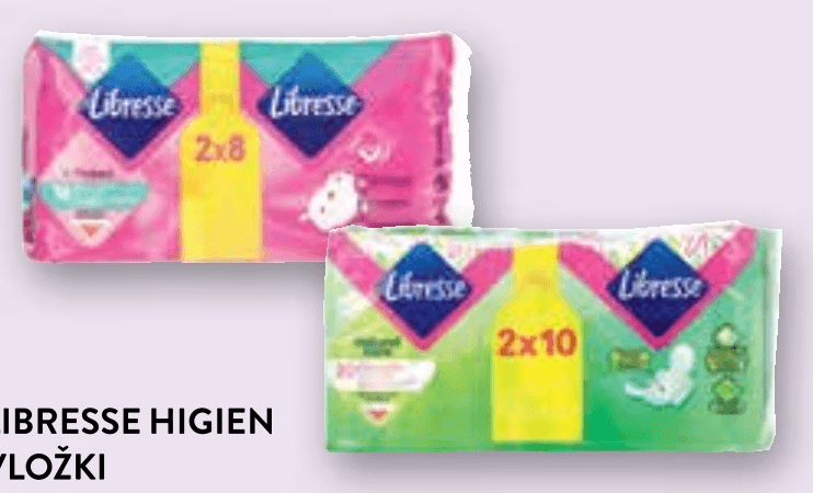 Higienični vložki Libresse 12/1, 20/1, 16/1 - Akcija v trgovini Spar