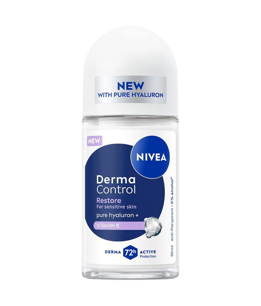 NIVEA Derma Control Restore antiperspirant s kroglico 50 ml