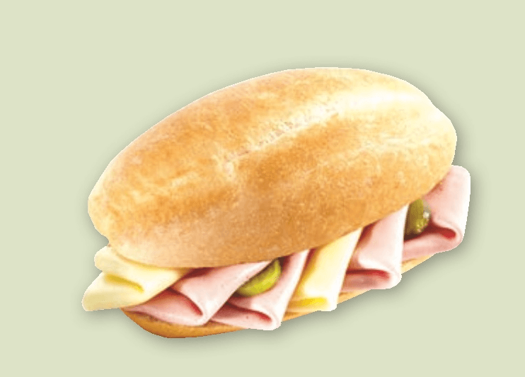 Sendvič s piščančjo salamo