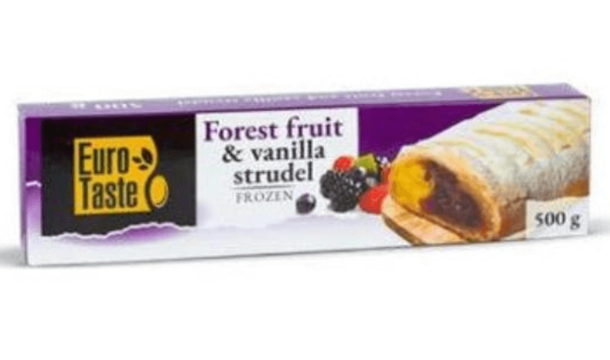 Euro Taste Zavitek, jabolčni/višnjev 500 g - Akcija v trgovini Eurospin