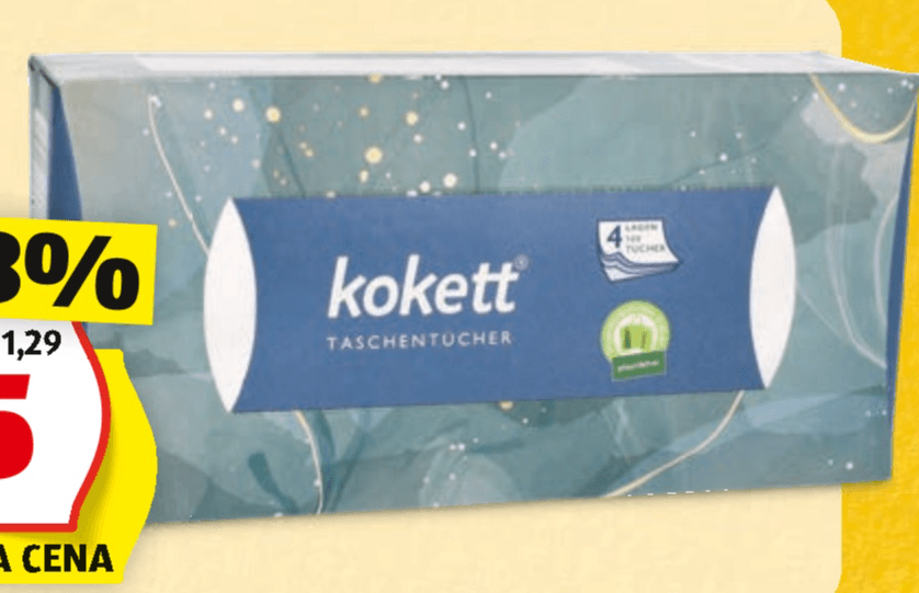 Kokett Robčki v škatli 100 kosov