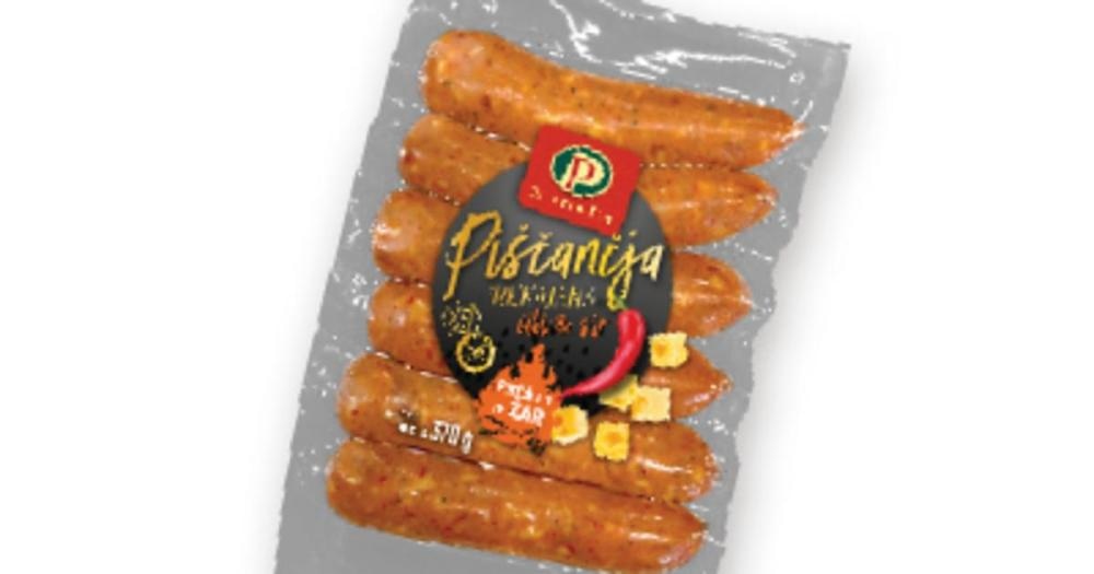 Piščančja prekajena klobasica PP Piknik 370 g
