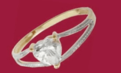 Prstan s cirkonijevim oksidom - Akcija v trgovini E.Leclerc