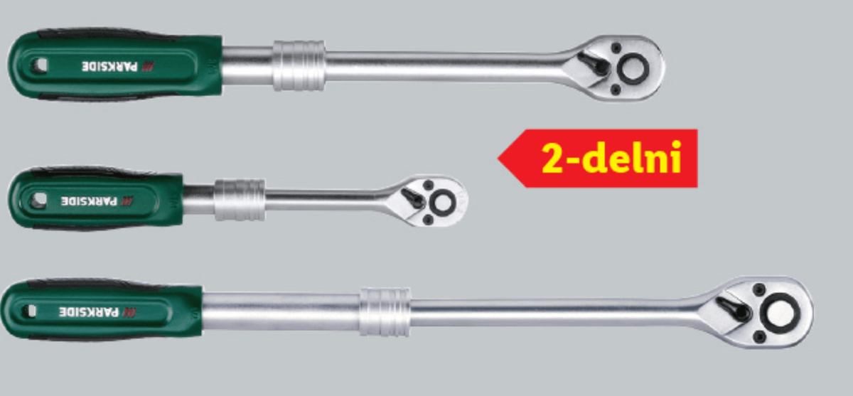 PARKSIDE Teleskopski nasadni ključ 2-delni - Akcija v trgovini Lidl