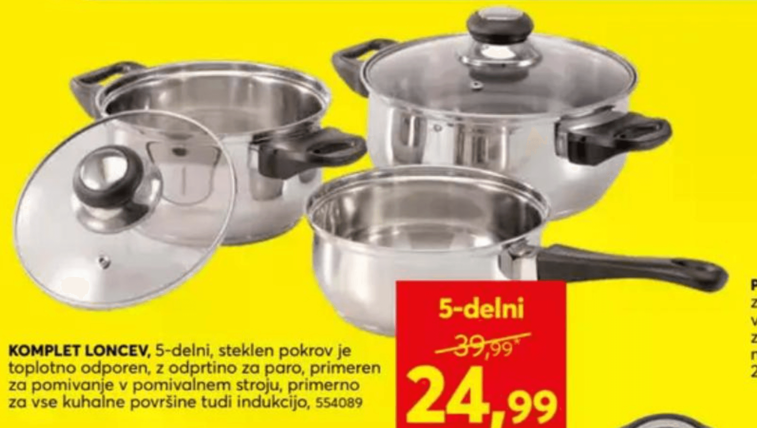 Komplet loncev 5-delni