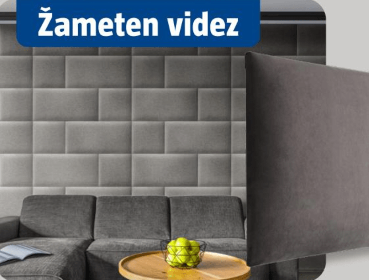 FLLOW 'Velvet' dekorativne stenske plošče d 30 x š 30 x deb. 3,6 cm - Akcija v trgovini Bauhaus