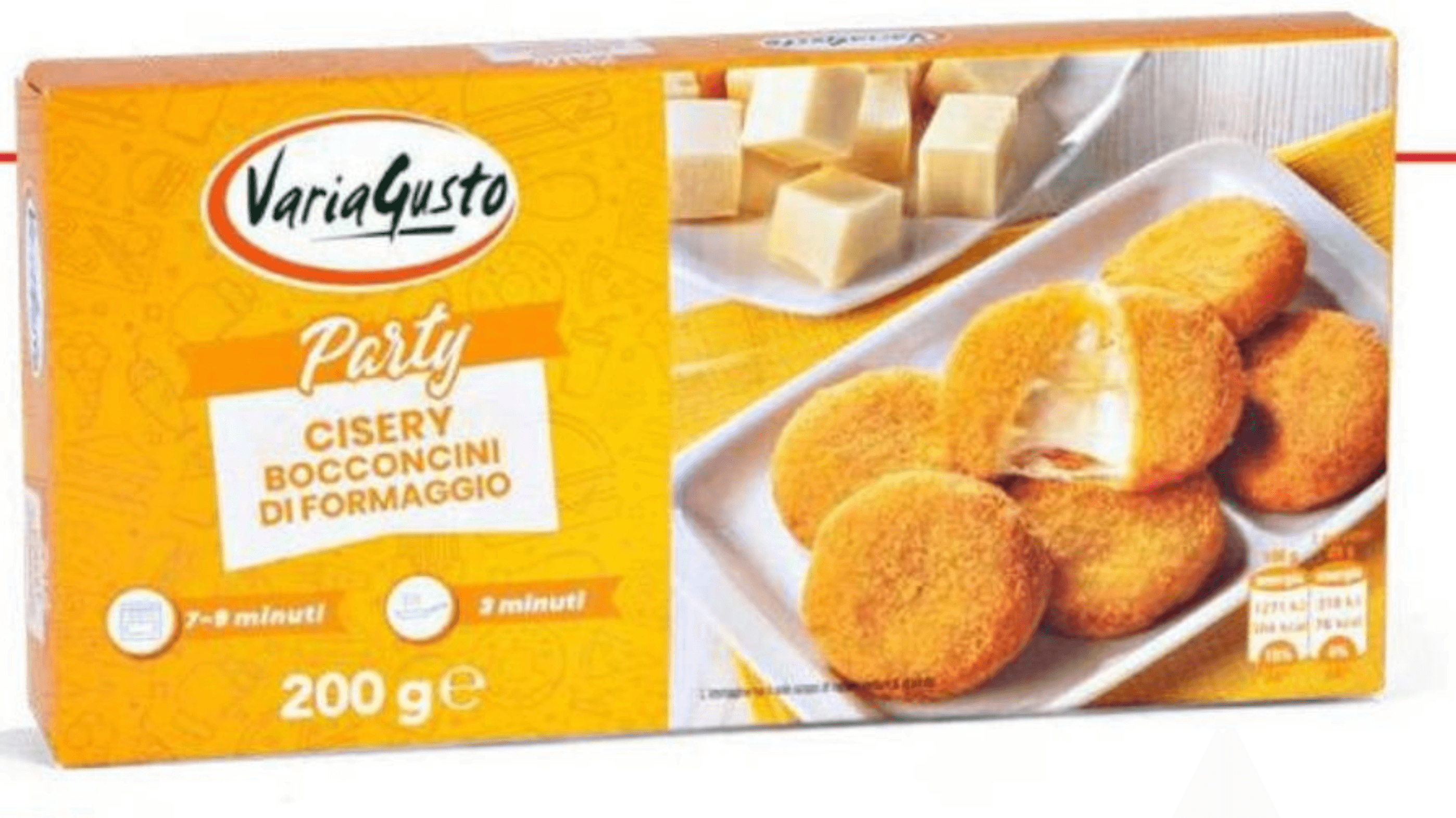 Varia Gusto Panirani koščki Edamca 200 g