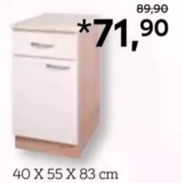 Kuhinjski spodnji element z predali