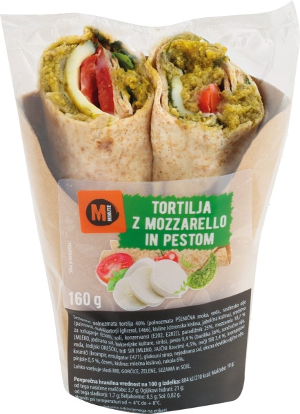 Tortilja Minute 160 g