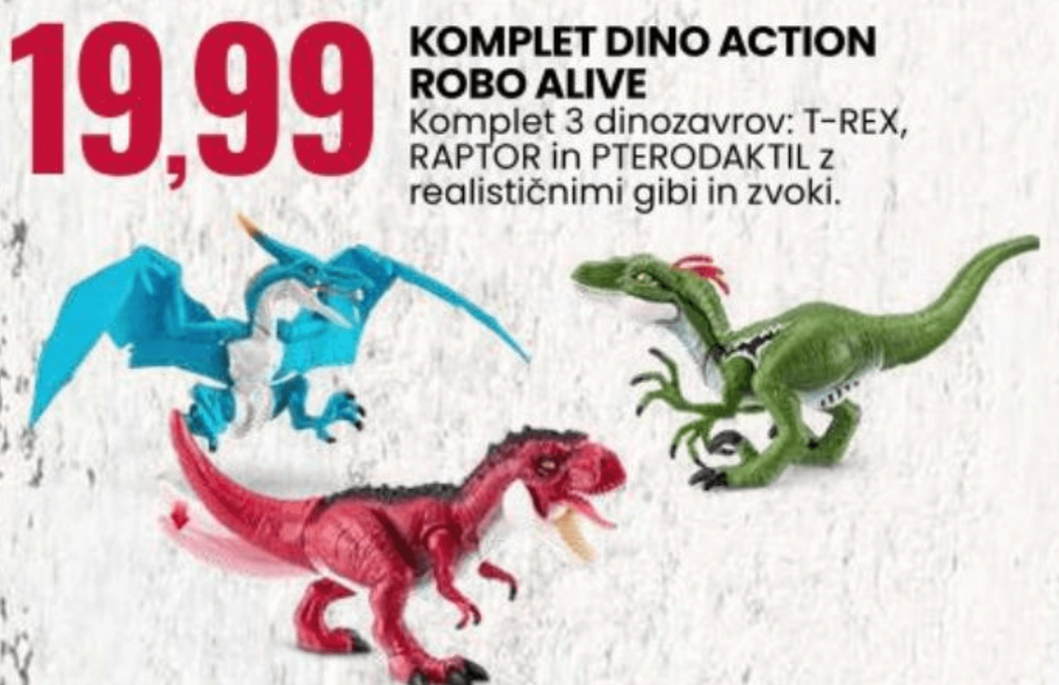 Komplet Dino Action Robo Alive Giocoliere