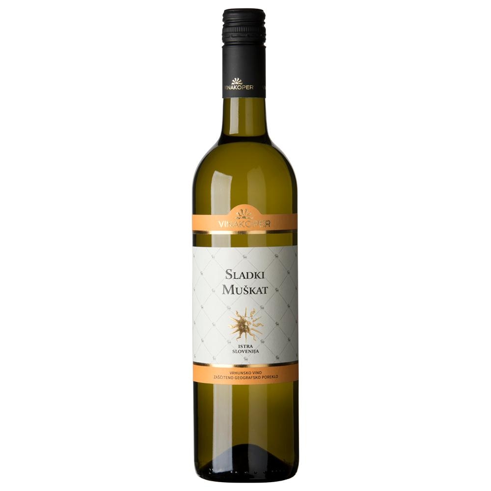 Vrhunsko vino ZGP Sladki Muškat "Vinakoper" 0,75 l