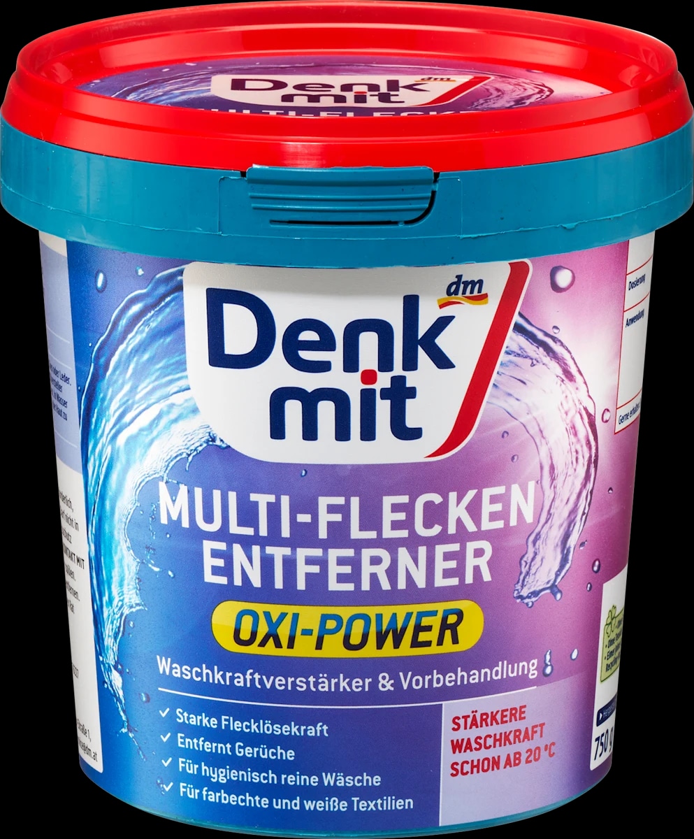 Denkmit Oxi-Power sredstvo za odstranjevanje madežev 750 g