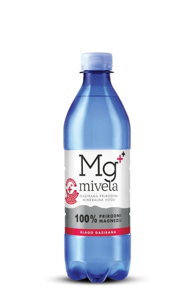 Gazirana ali blago gazirana naravna mineralna voda Mivela Mg 1 l