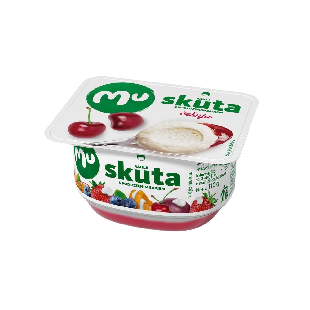 Skuta s podloženim sadjem Ljubljanske mlekarne 110 g