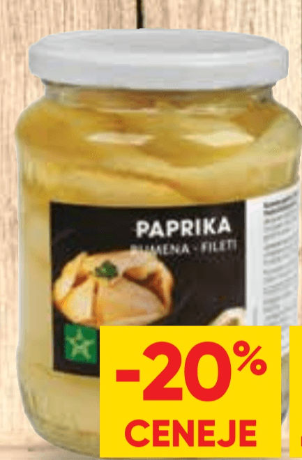Rumena paprika 670 g