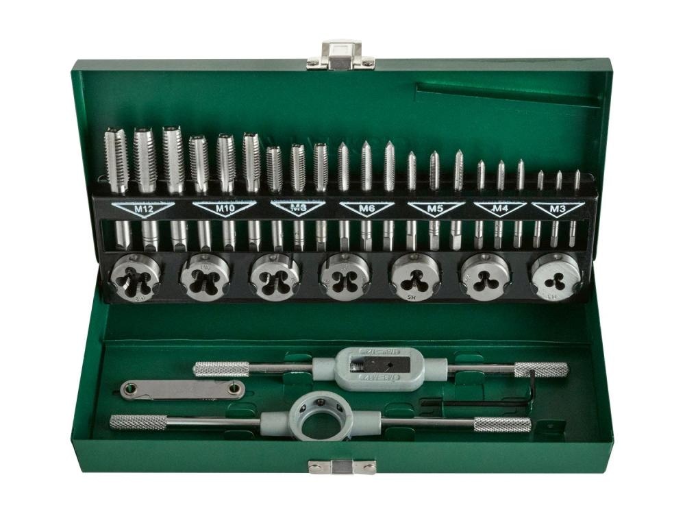 Parkside Komplet navojnih svedrov in rezalnikov navojev 32-delni